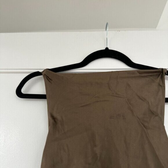 NWT Reformation Anaiis Bridesmaid Silk Maxi Dress Sz 4 in Morel Cut-out Back - Picture 5 of 8